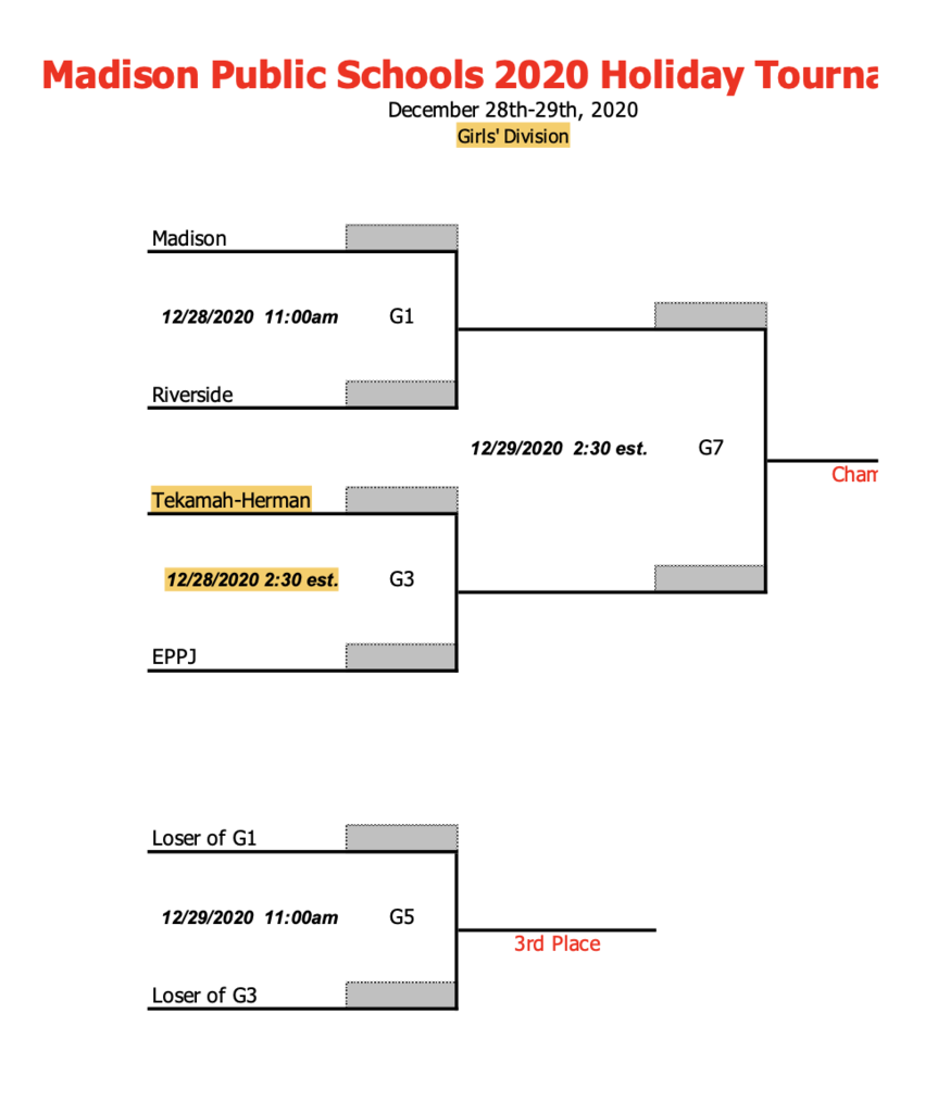 Girls Bracket
