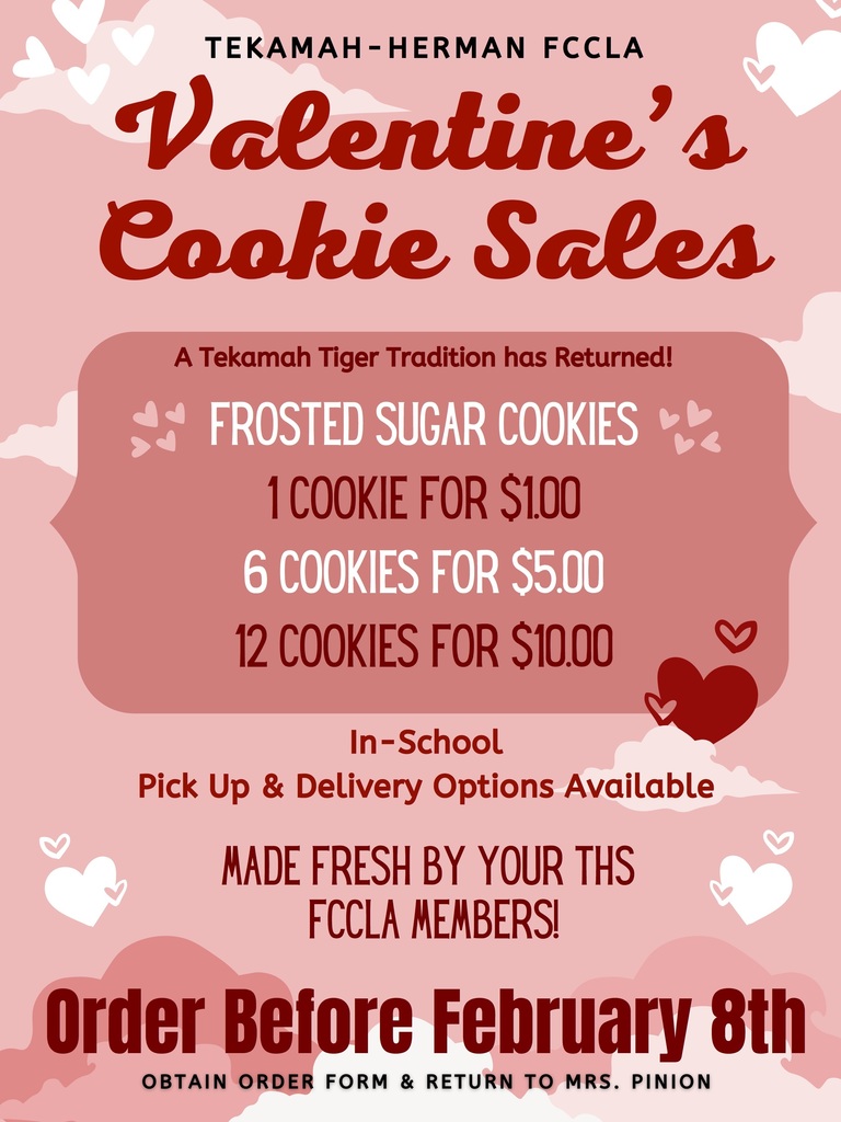 Valentine Cookie Sales